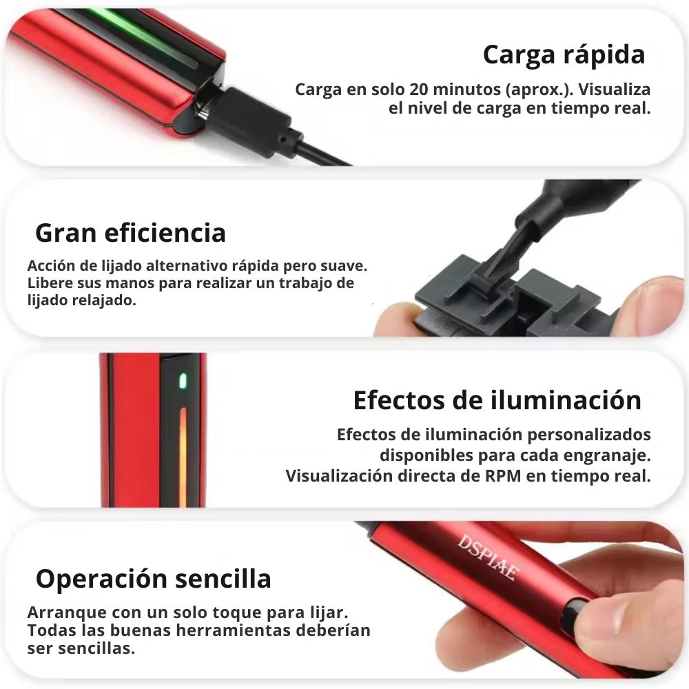 Lija eléctrica de Precisión
