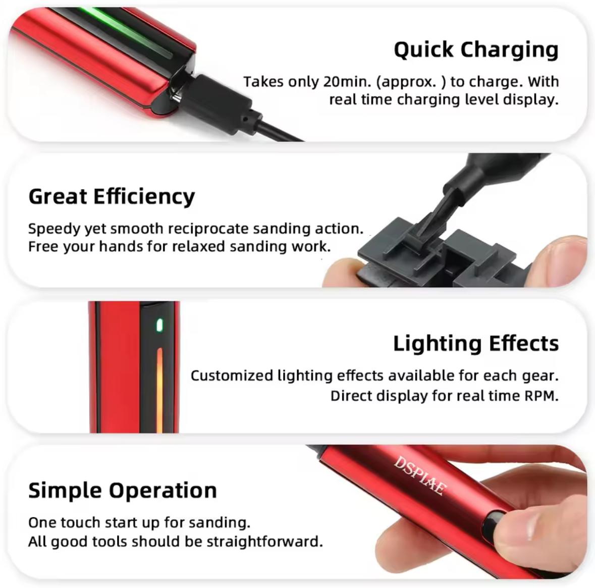 Precision electric sander