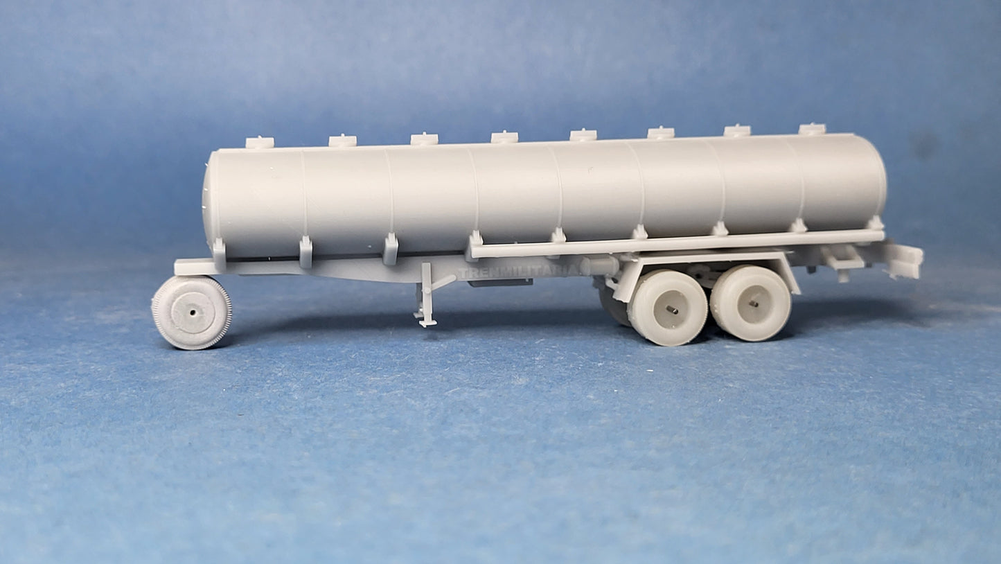 Remolque cisterna mechero 2 ejes 1:87